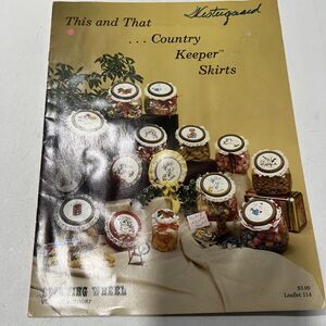 This and That Country Keeper Skirts ︱Spinning Wheel︱Yvonne M. Thorp︱Cross Stitch